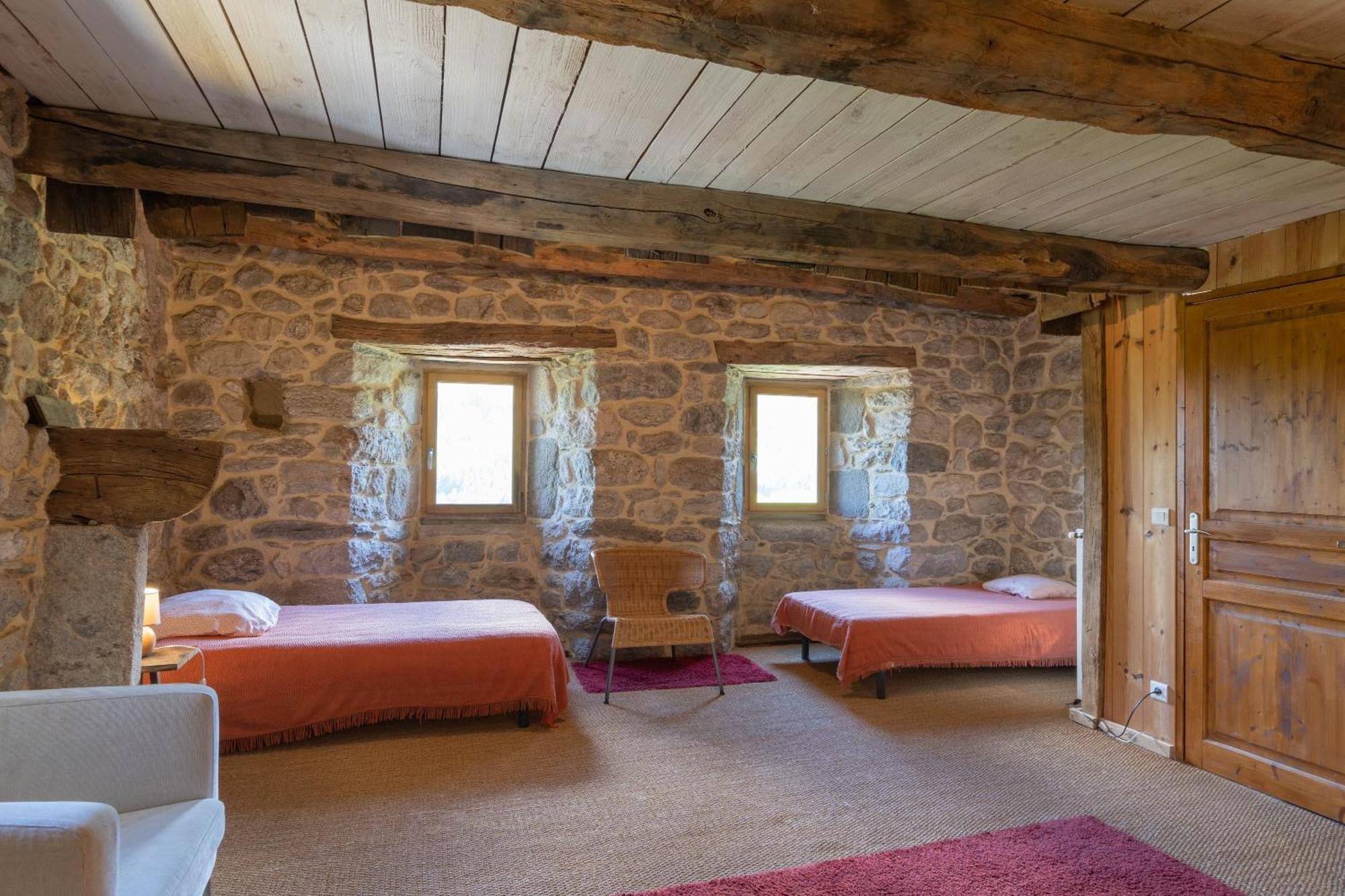 Les Chambres De La Ferme De Chalas Valgorge Exterior foto