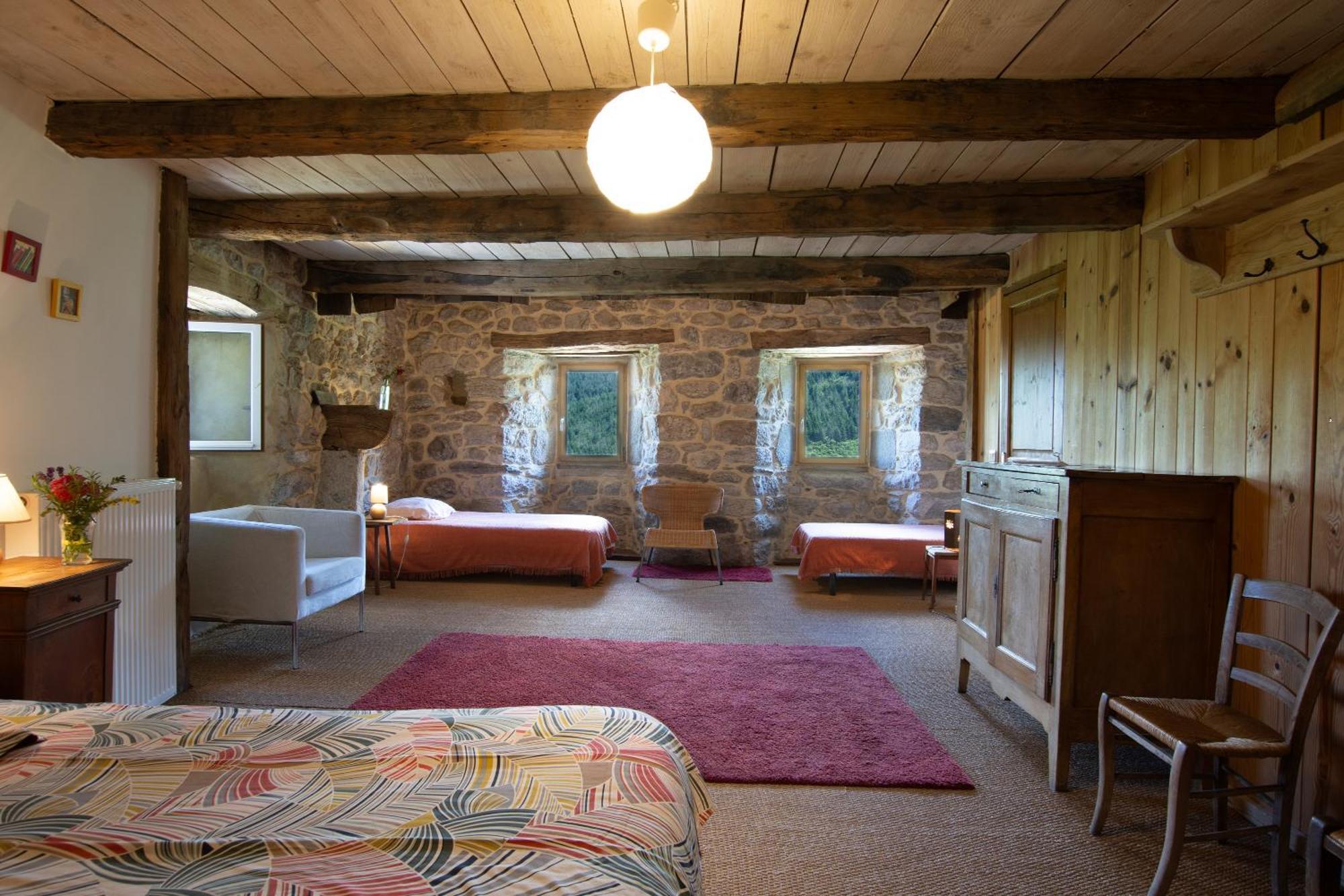 Les Chambres De La Ferme De Chalas Valgorge Exterior foto