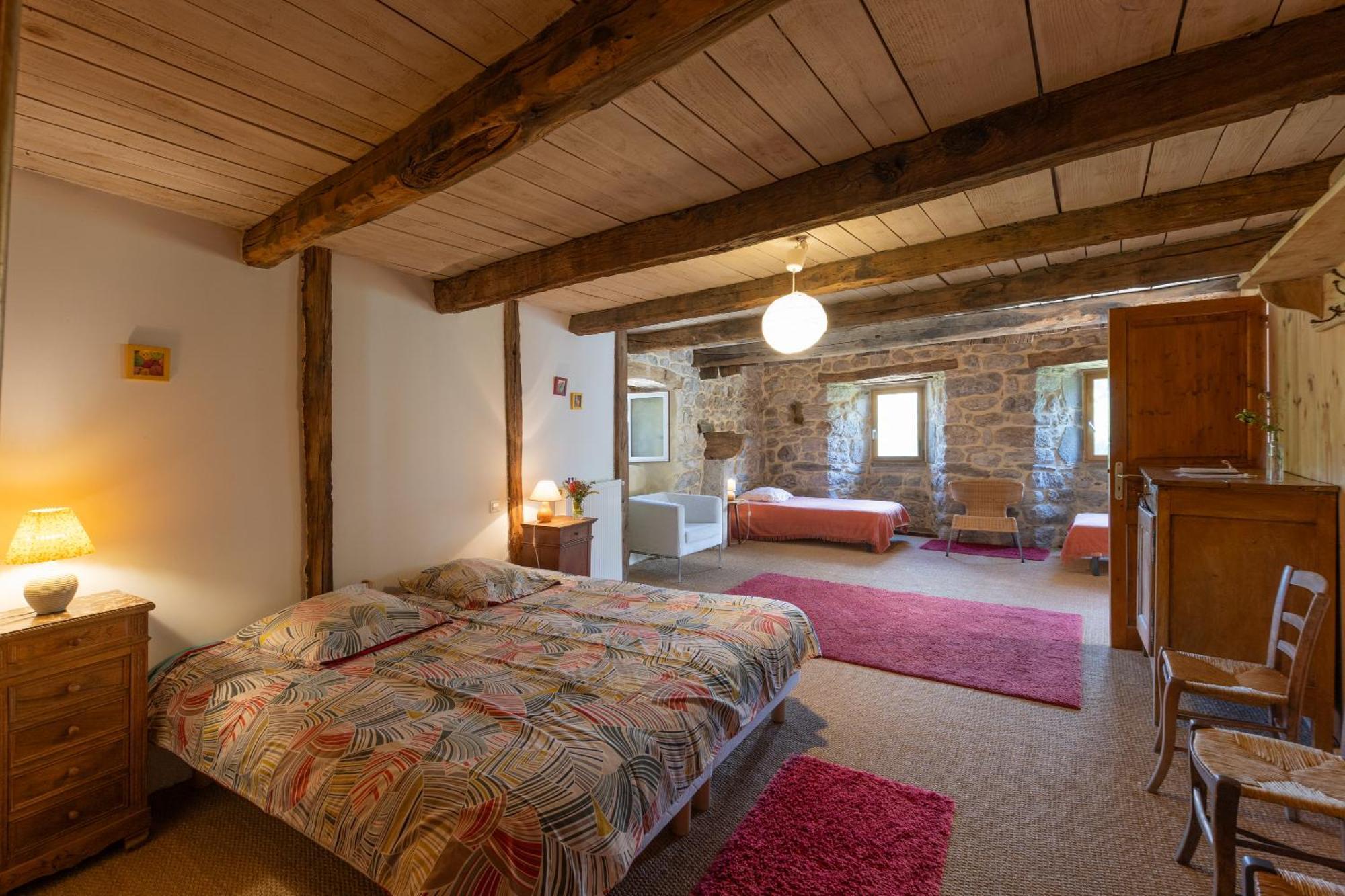 Les Chambres De La Ferme De Chalas Valgorge Exterior foto